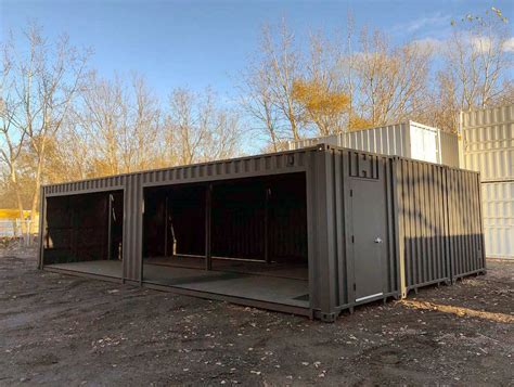 8 Inventive Shipping Container Garage Examples - Discover Containers