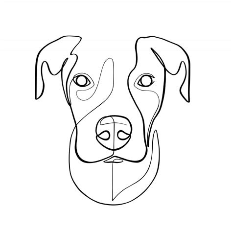 Incredible One Line Drawing Of A Dog 2022 - Organicist