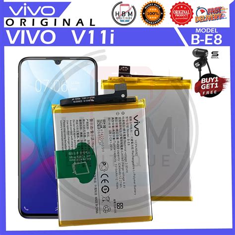 Vivo V11i 1806 Battery Original Model B-E8 3315mAh | Shopee Philippines