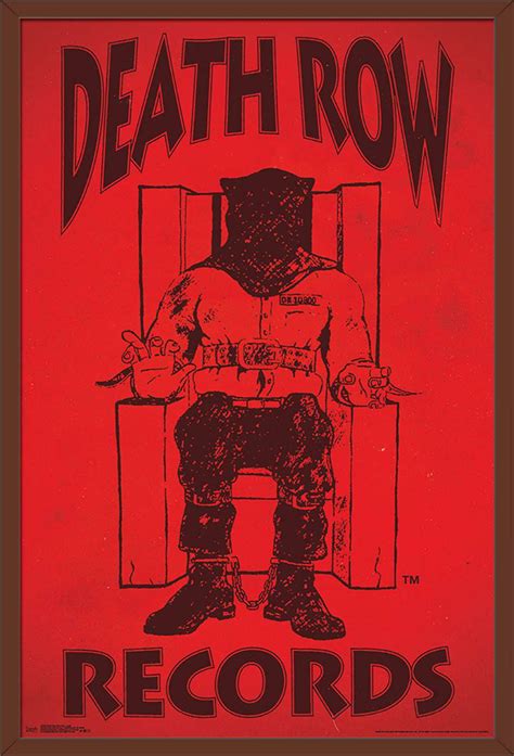 Death Row Records - Logo Wall Poster, 22.375" x 34", Framed - Walmart.com