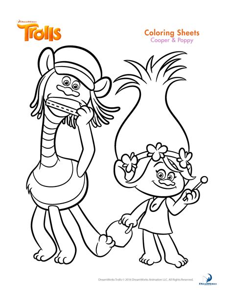 Trolls Movie Coloring Pages - Best Coloring Pages For Kids