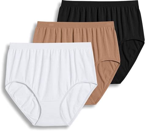 Jockey Women's Underwear Comfies Microfiber Brief - 3 Pack : Amazon.ca ...