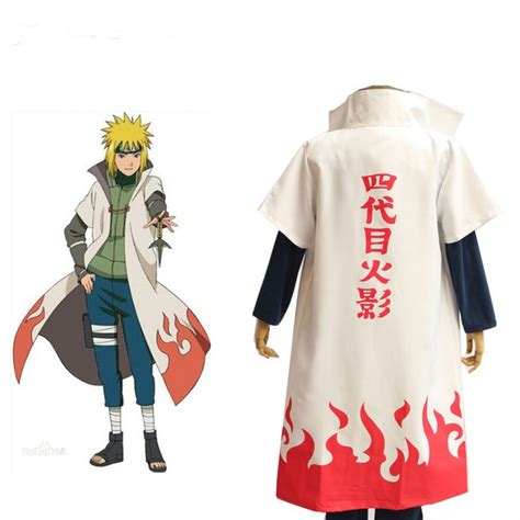 Naruto Yondaime 4th hokage cloak Cosplay Costume ( free shipping )