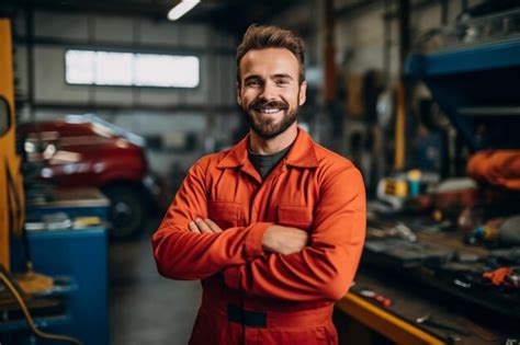 Premium Photo | Auto mechanic in car service portrait of a man ...