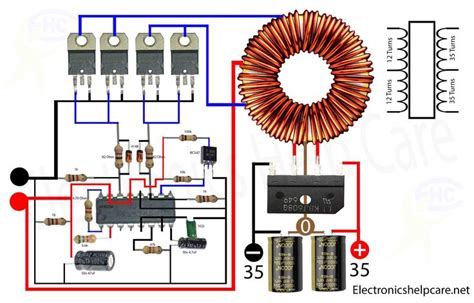 Inverter for amplifier - Electronics Help Care in 2024 | Electrical ...