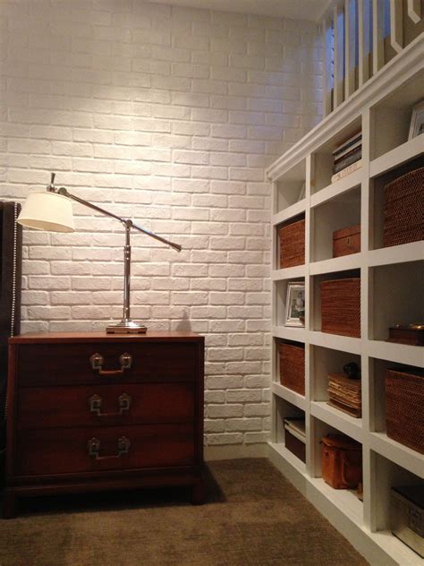 Faux Panels | Faux brick walls, Brick interior wall, White brick walls