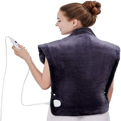 Electric Heating Pads for Back Neck Shoulder Pain Relief, Heating Warm ...