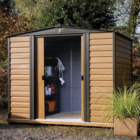 8X6 Woodvale Apex Metal Shed | Departments | DIY at B&Q