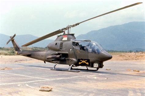 1971/72 .A Bell AH-1G Cobra helicopter from D Troop, 1st Squadron, 1st ...