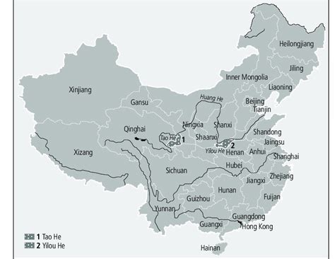 Map Of China Rivers - Get Latest Map Update