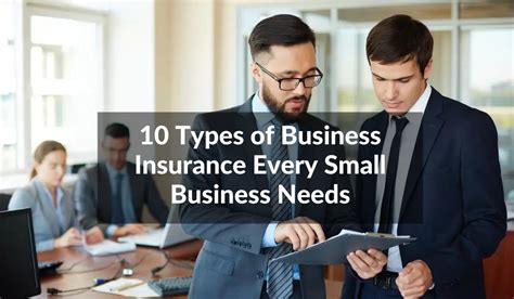 10 Types of Small Business Insurance | Wise Business Plans