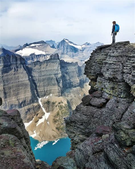 From Mount Wilbur, overlooking Iceberg Lake, Glacier National Park ...