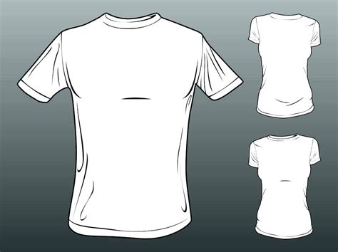 Tshirt Vector Template at Vectorified.com | Collection of Tshirt Vector ...