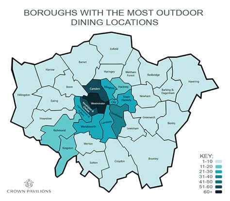 Here's A Map Of London Boroughs With The Most Outdoor Dining Areas