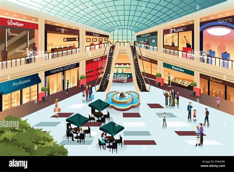 Shopping Mall Clipart