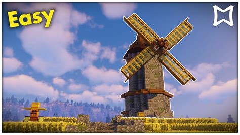 Minecraft Rustic Windmill Tutorial! (EASY) | Minecraft designs ...