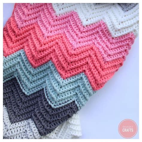 Free double crochet ripple afghan patterns for beginners - casualkera