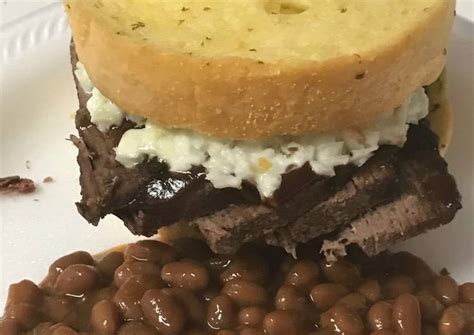 Texas toast brisket sandwich Recipe by gnvmacias17 - Cookpad