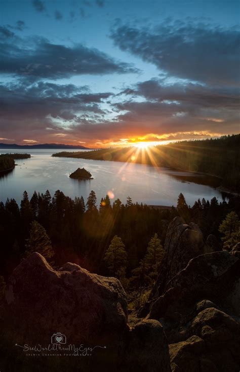 Emerald Bay Sunrise - | Sunrise, Nature, Bay