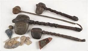 Different Uses of Native American Tools, American tools made of stones