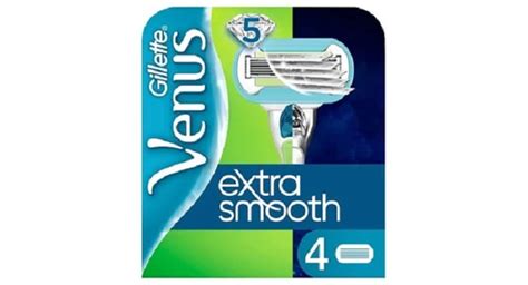 Buy Gillette Venus Extra Smooth Razor Blades For Women Pack of 4 Online ...