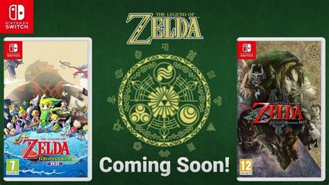 The Legend Zelda Wind Waker HD and The Legend Zelda Twilight Princess ...