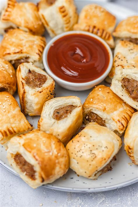 Mini Sausage Rolls Recipe - cravingsmallbites.com