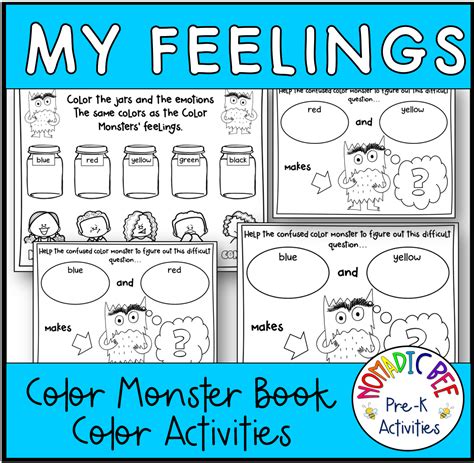 'Color Monster' Printables - NBpreKactivities