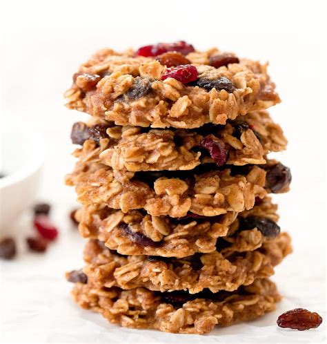 Healthy Oatmeal Raisin Cookies (No Eggs, Flour, Butter or Refined Sugar ...