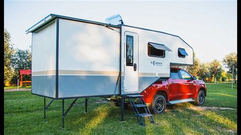 This Compact Pickup Truck Camper Is Really A Large RV In Disguise