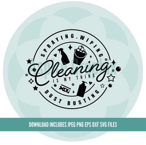 Cleaning Svg Cleaning Service Logo Svg Cleaning Cut Files - Etsy