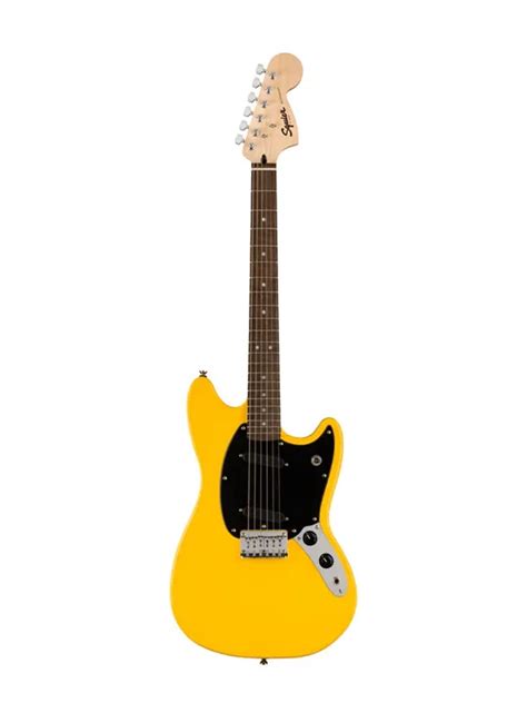 Squier FSR Sonic Mustang Graffiti Yellow Limited Edition | Music Concept