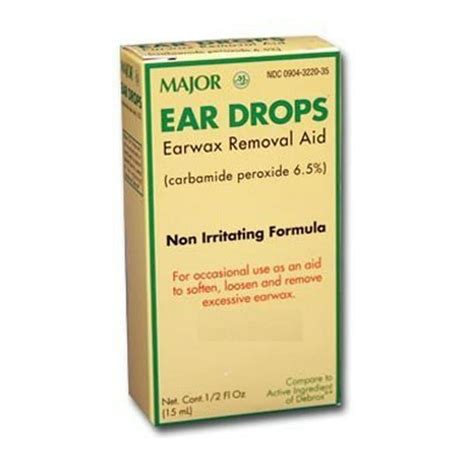 Major Carbamide Peroxide 7% Ear Drops, 15 mL - Walmart.com - Walmart.com