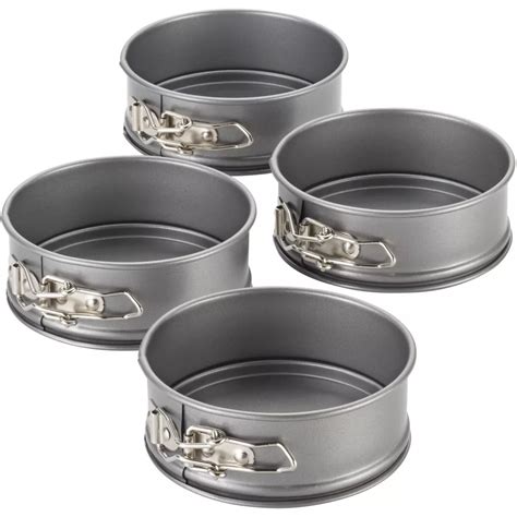 Cake Boss Nonstick Mini Springform Pan 4 Pc. Set | Baking Pans | Home ...