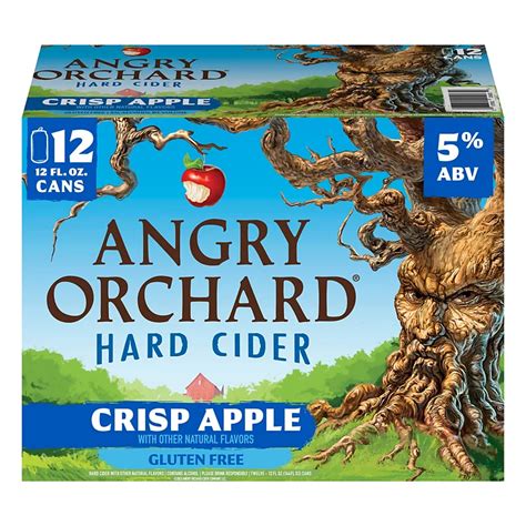 Angry Orchard Crisp Apple Hard Cider 12 oz Cans - Shop Beer & Wine at H-E-B