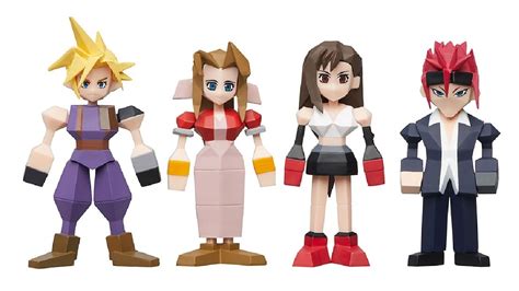 Get your fave Final Fantasy 7 characters as polygon figures | GamesRadar+