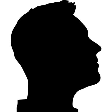 Free Face Profile Silhouette, Download Free Face Profile Silhouette png ...