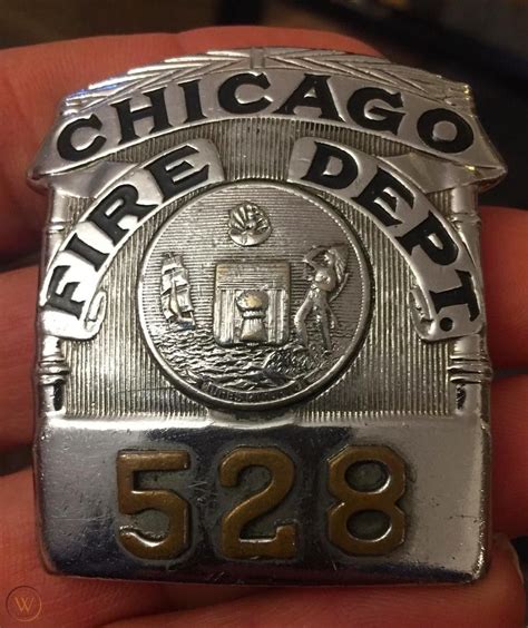 Chicago firefighter badge | Fire badge, Chicago fire department, Badge