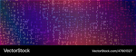 Led screen light background texture with pixel Vector Image