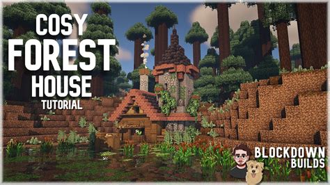 Minecraft | How To Build A Cosy Forest House Tutorial - YouTube