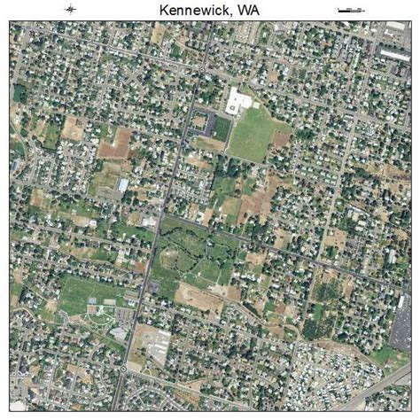 Aerial Photography Map of Kennewick, WA Washington