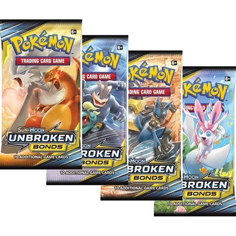 Pokemon Cards - Sun & Moon Unbroken Bonds – Booster Pack (1 Random Pack ...