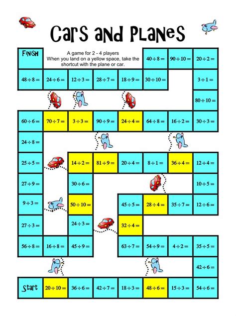 Math Board Games - 10 Free PDF Printables | Printablee