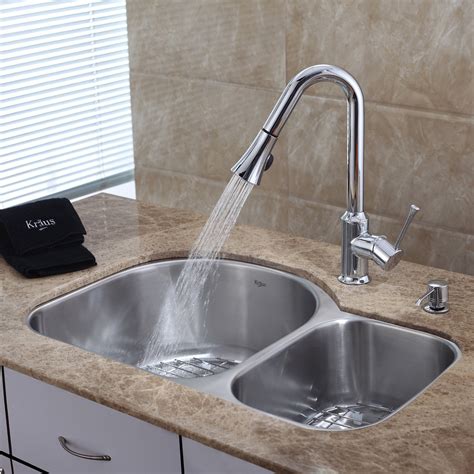 Undermount Kitchen Sink And Faucet Combo