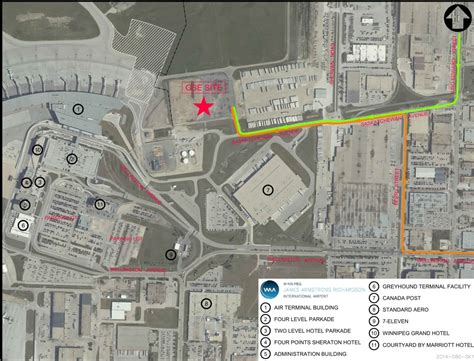 Winnipeg Airport Map