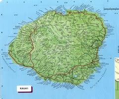 Kauai Island Hawaii Tourist Map - Kauai Hawaii • mappery