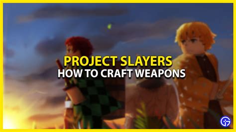 How To Craft In Project Slayers Roblox - Gamer Tweak