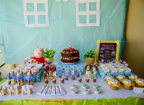 Inspiração Festa Peppa Pig - Feita em casa. | Meu Mundo Rosa e Azul