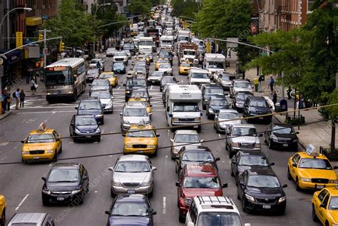 New York City traffic - Stock Image - C008/9589 - Science Photo Library