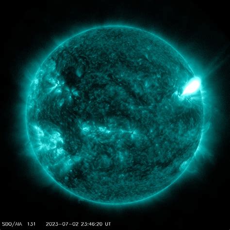 Sun Releases Strong Solar Flare – Solar Cycle 25